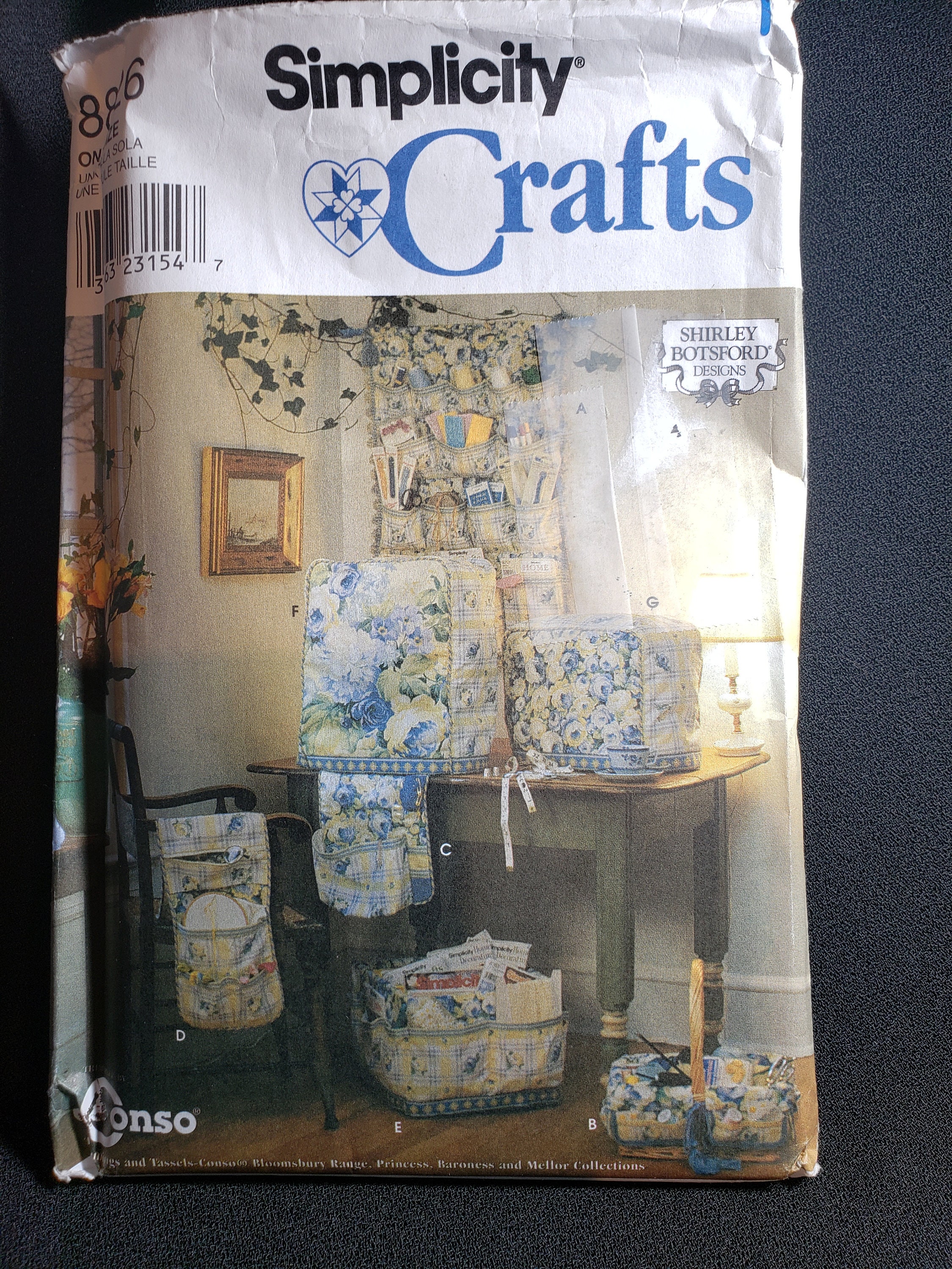 Simplicity 8826 Sewing Pattern for Sewing Room Accessories Wall ...