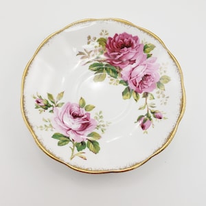 Royal Albert American Beauty saucer looking for a teacup