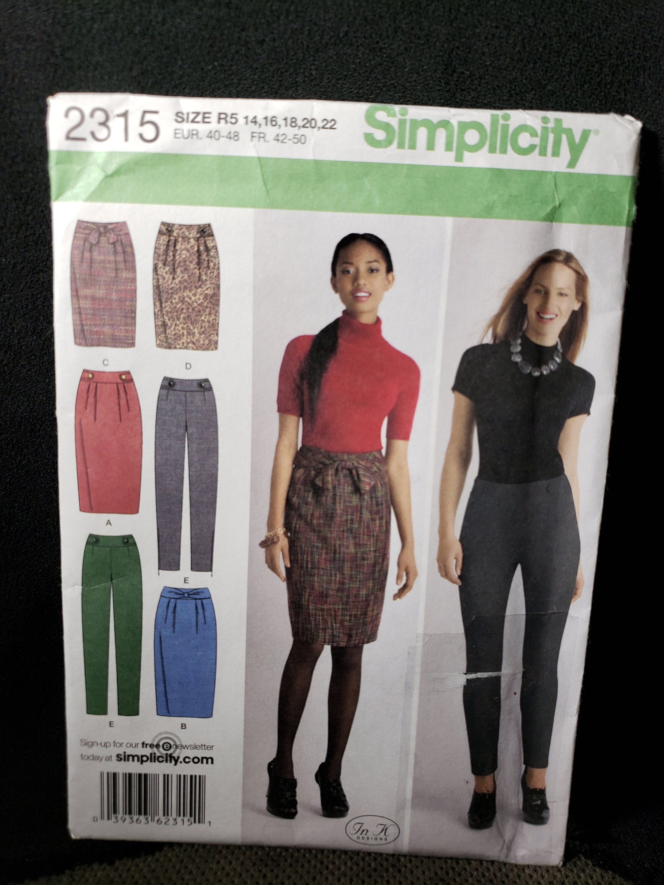 Amazon | SIMPLICITY MISSES SKIRTS PANTS-6-8-10-12-14 (並行
