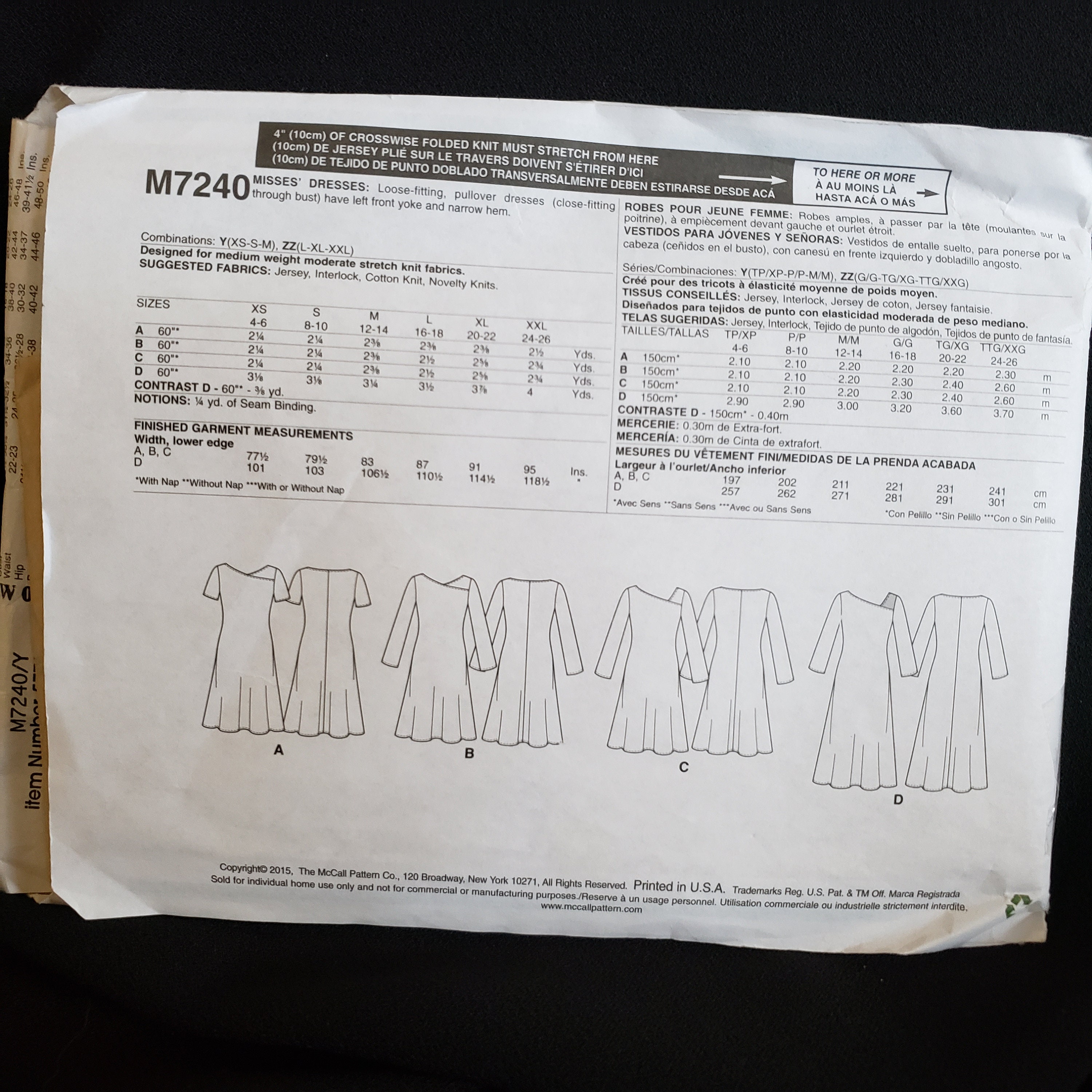 22+ M7240 Sewing Pattern