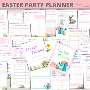 Easter Printable/ Kids/ Easter Planner Bundle /Spring Printable/ Easter Planner /Easter Organizer/ Easter Bullet Journal/ Holiday Planner