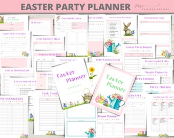 Easter Printable/ Kids/ Easter Planner Bundle /Spring Printable/ Easter Planner /Easter Organizer/ Easter Bullet Journal/ Holiday Planner