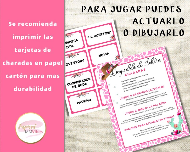 Bridal Games Printables, Cowgirl Bridal Shower, Despedida De Soltera De ...