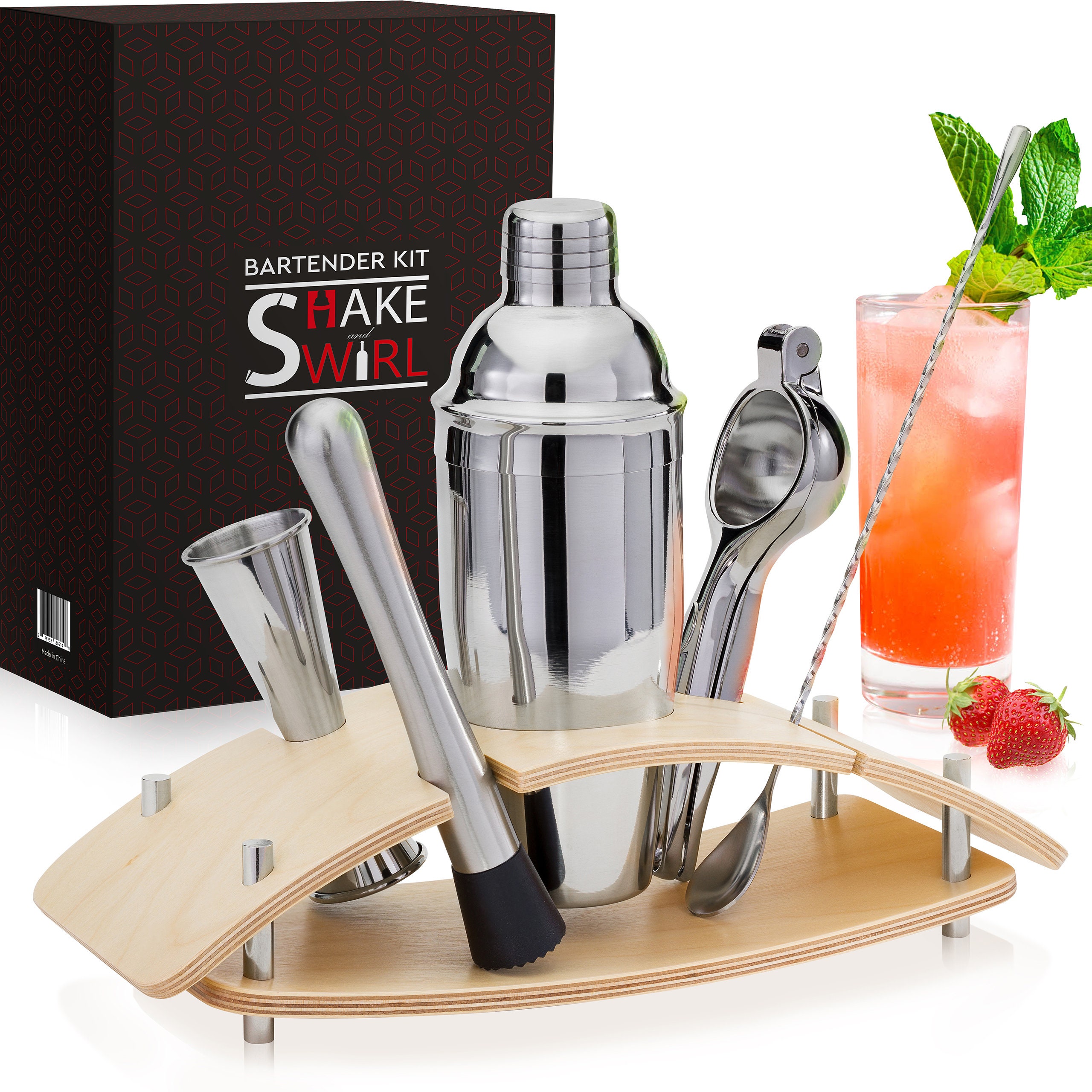 OFERTA LIMITADA 7Pcs Bartender Kit for Home Bar Deluxe Etsy