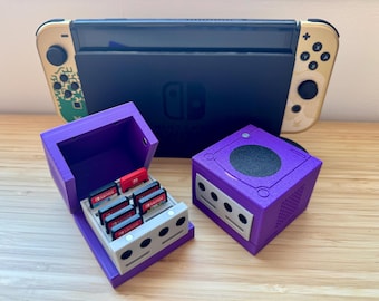 1/4 Sized GameCube to hold 12 Switch Games or Dice