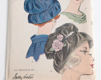 1960s Vogue 5109 hat pattern by Sally Victor size 22 1960’s 60’s 60s