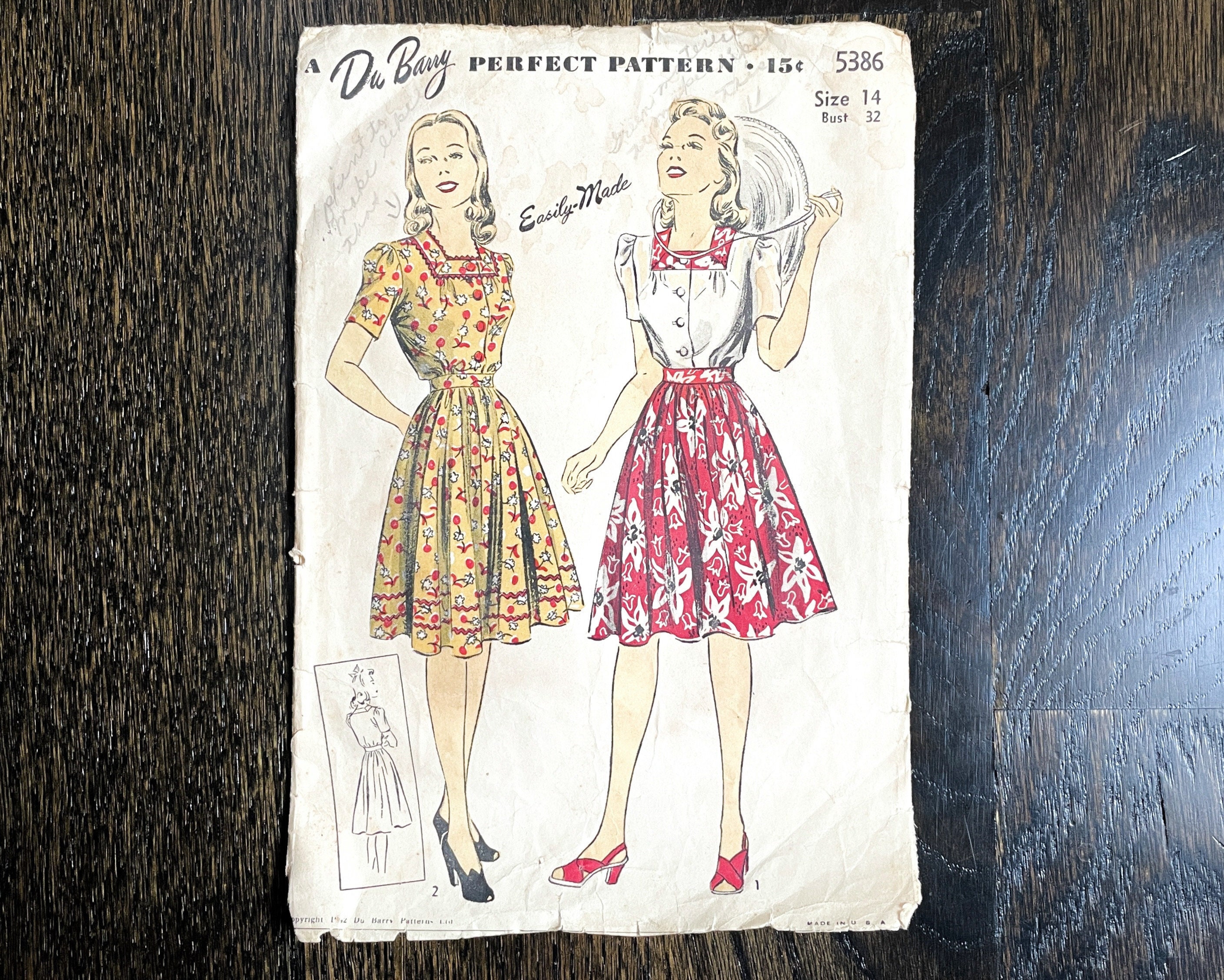 1942-modern Pattern Design Ebook-flat Pattern Making-sewing-fashion-design-techniques-253  Pages-digital Ebook Only NOT a Paper Book 