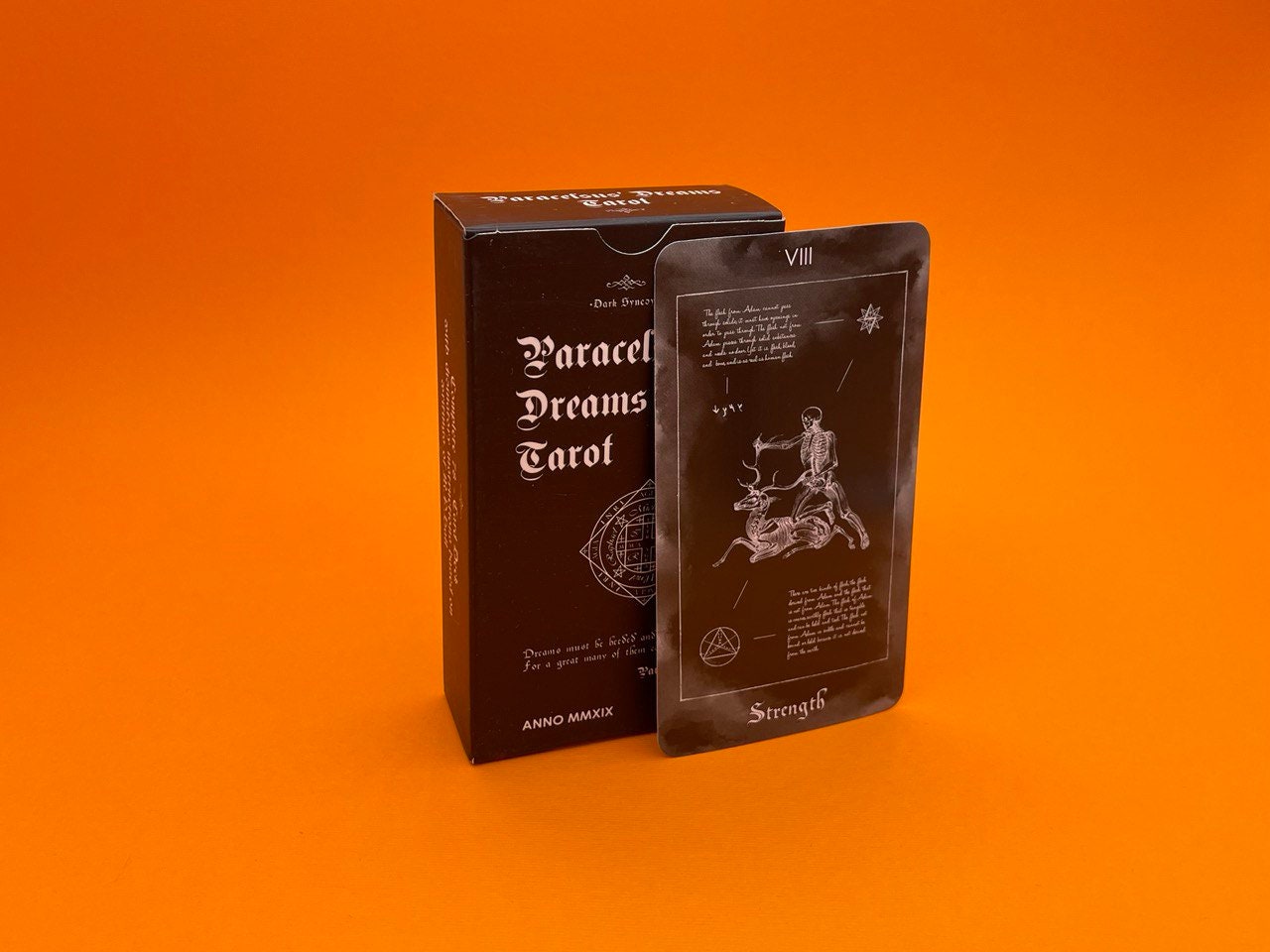 Paracelsus Dreams Tarot Deck 78 Cards Black Edition - Etsy