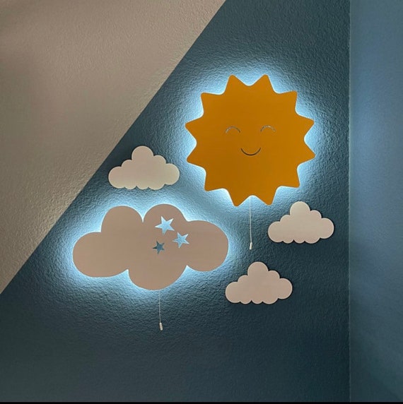 Cloud Shape Wall Art 40cm Art Australia Nursery Baby Environmentally Friendly 