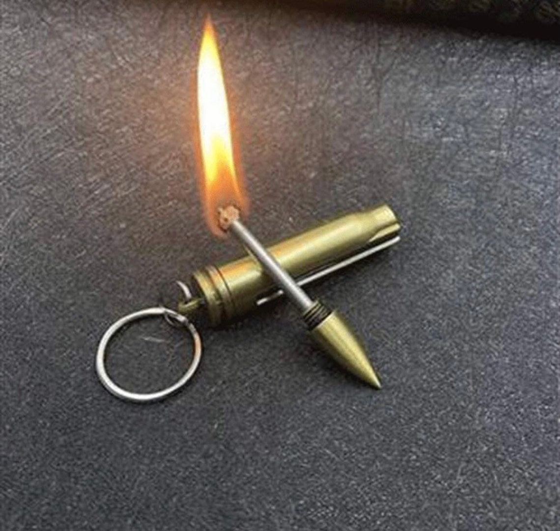 Matchstick Fire Starter Flint Match Emergency Survival Etsy