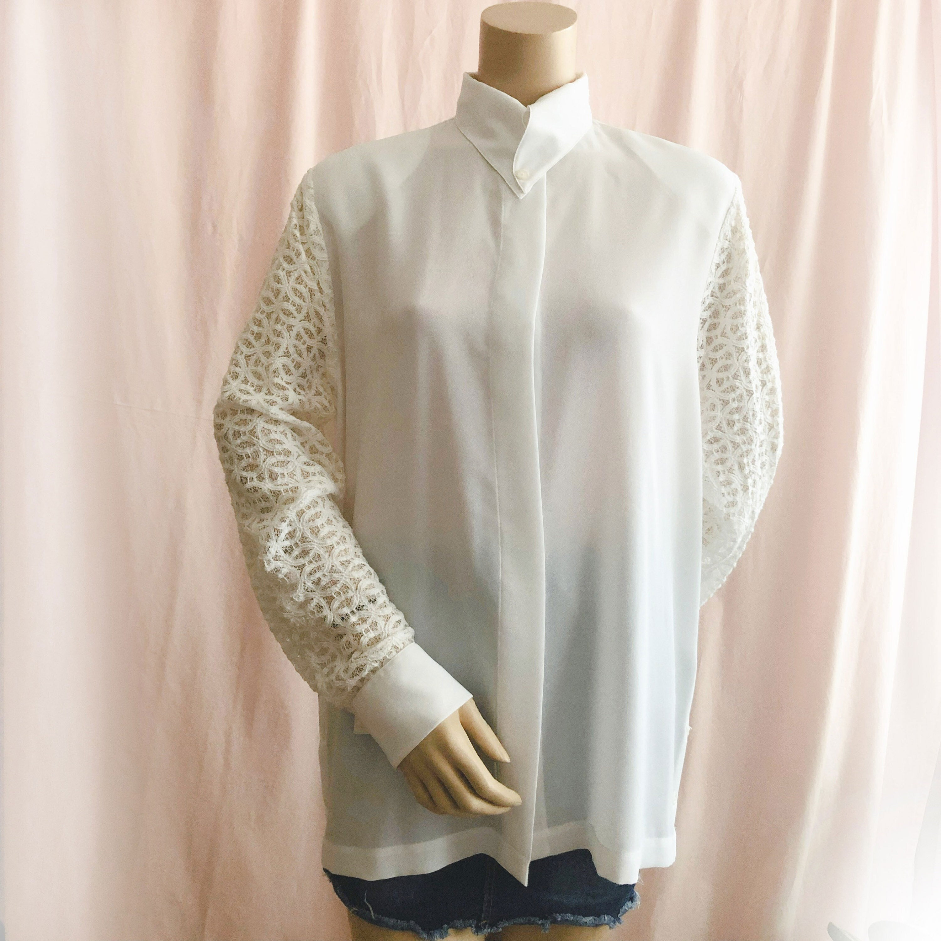 Sleeveless Cotton Stretch Blouse