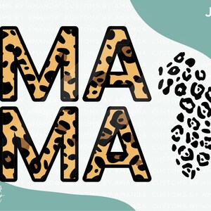 MamaLeopard Digital Download | JPG | Sublimation