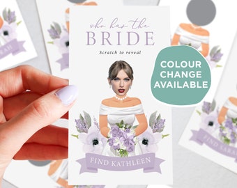 DIGITAL DOWNLOAD Who Has The Bride | Bridal Shower Game | Bachelorette Game