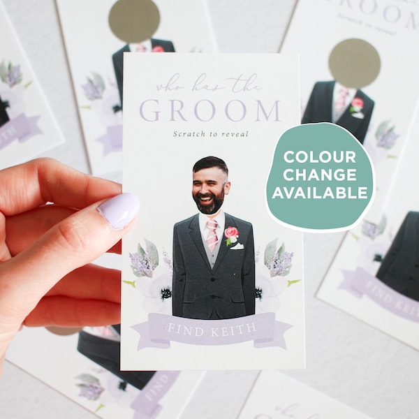 PRINTED Who Has The Groom | Bridal Shower Game | Bachelorette Game