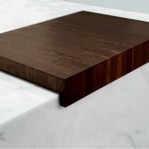 Walnut End Grain Over The Counter Cutting Board