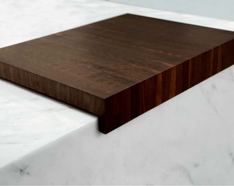 Walnut End Grain Over The Counter Cutting Board