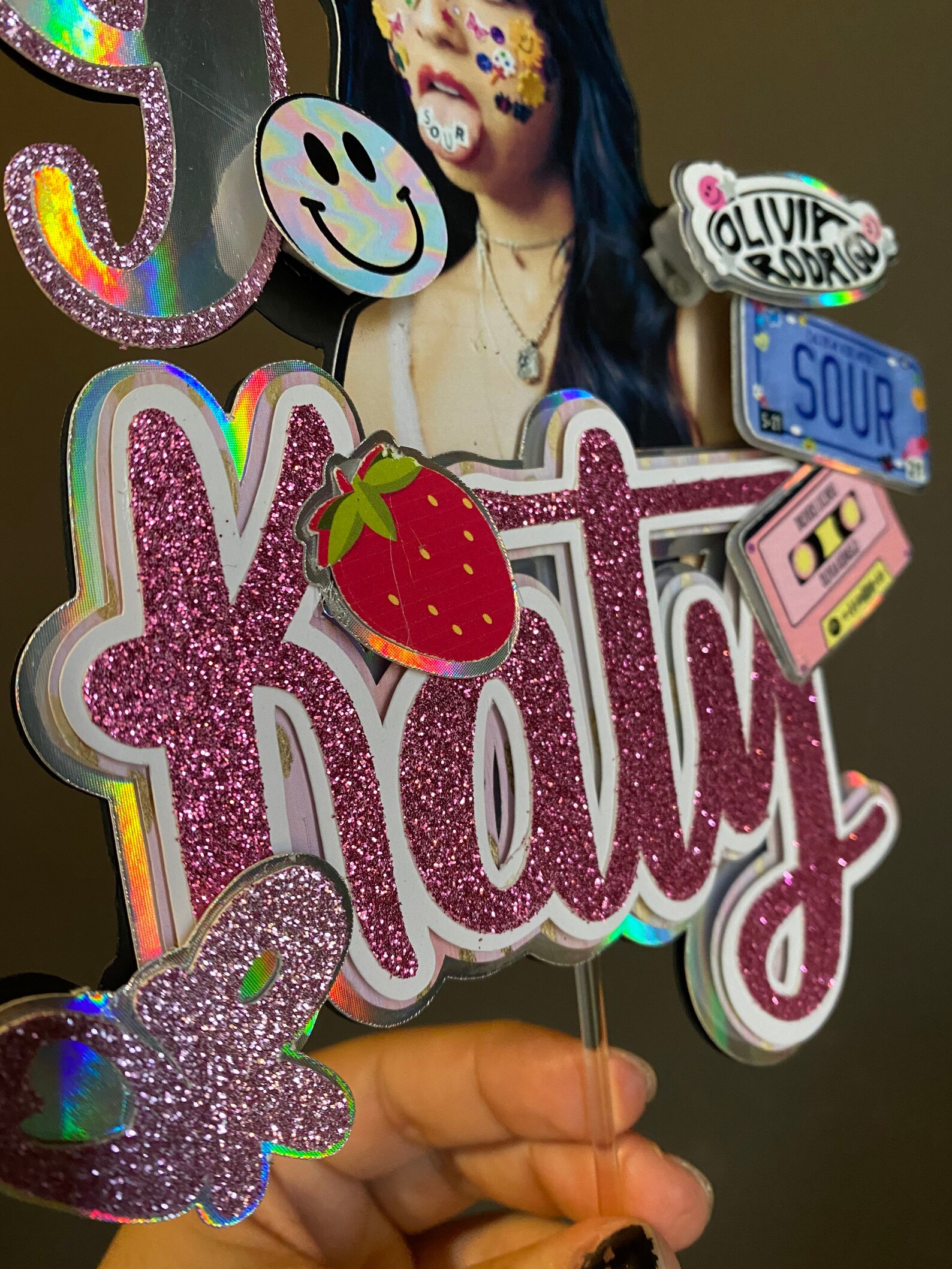 Olivia Rodrigo Cake Topper Olivia Rodrigo Party Decor Etsy