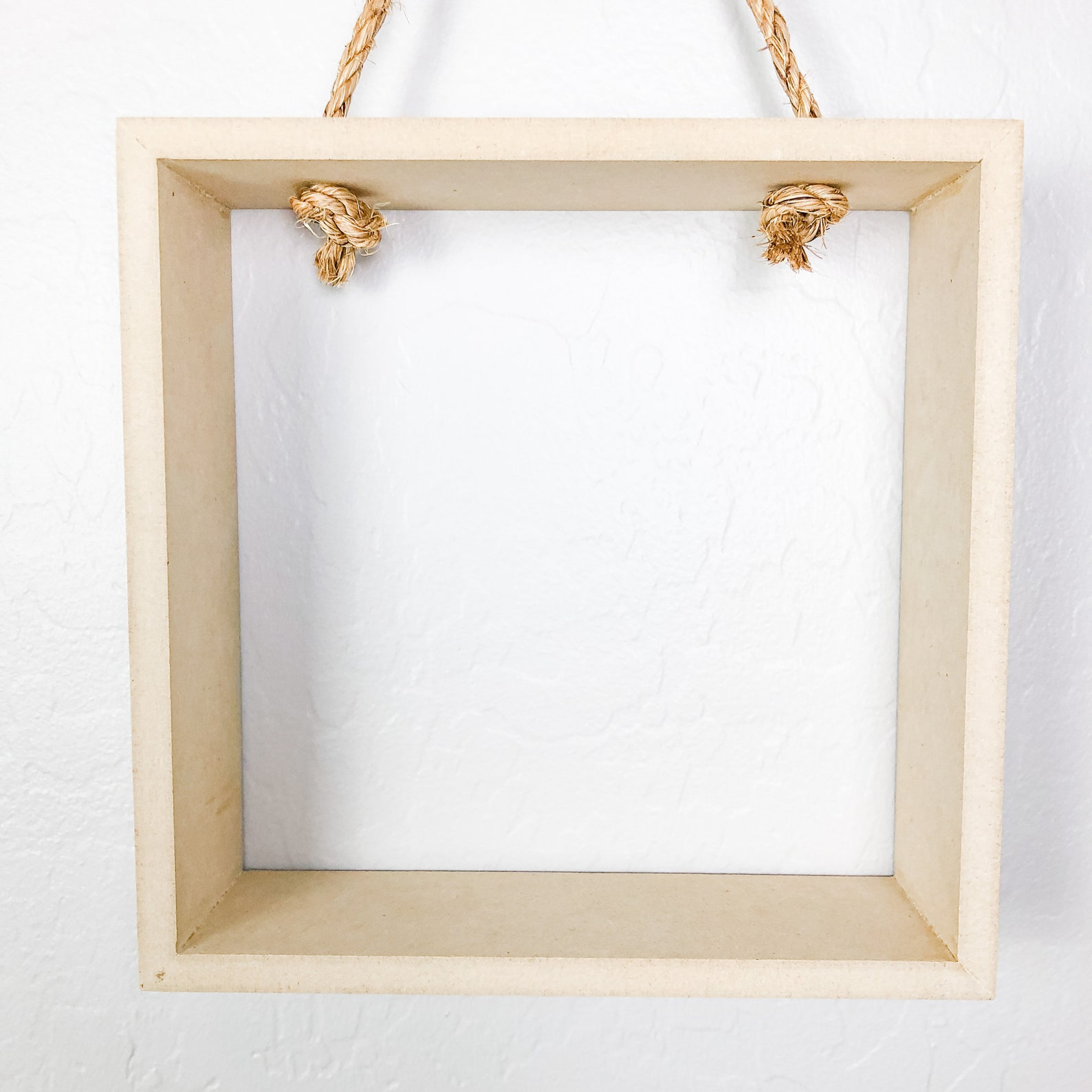 Set of 3 Hand Made Boho Hanging Box Frames Etsy
