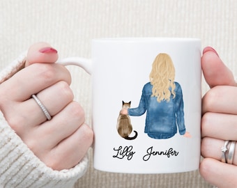 Cat Mom Gifts, Custom Cat Mom Mug, Cat Mother Gift, Gifts For Cat Lovers, Gift For Cat Mom, Cat Lover Gift, Cat Lady, Cat Coffee Mug