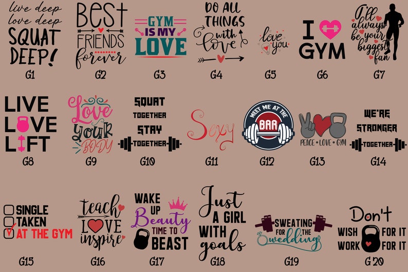 Fitness Friend Gift Workout Mug Gym Lover Gift Mug for 2 Etsy