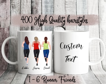 Custom runner gifts, Gifts for runners, Marathon runner customizable mug, Running gifts for woman, Workout gift for him