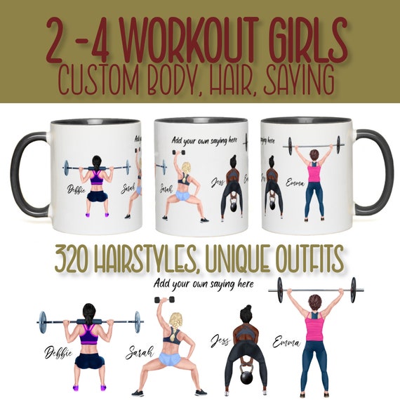 Fitness Gifts for Woman, Crossfit Coffee Mug, Fitness Instructor