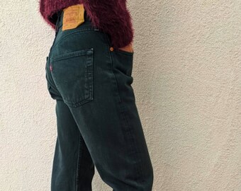 olive green levi 501 jeans