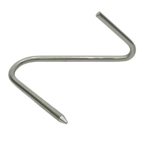 Stainless Steel Meat Hooks (pack of 6)