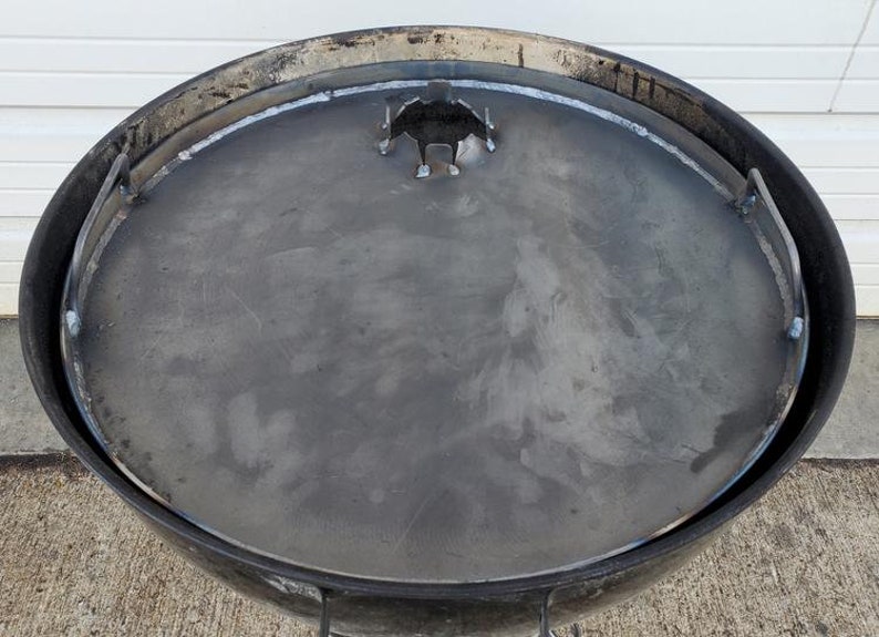 Premium Griddle Plate for 22 Kettle With Sidewalls and Etsy