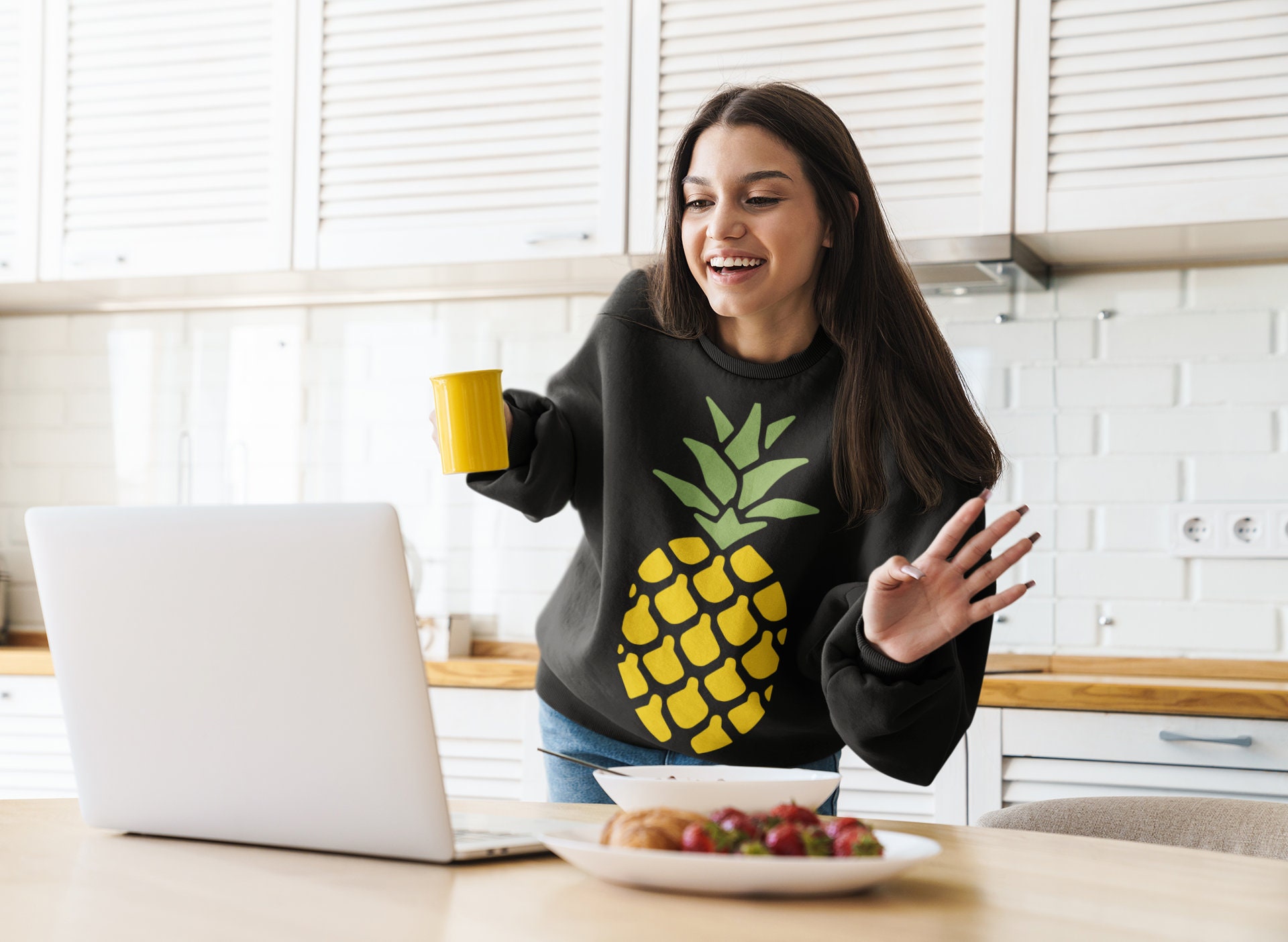 Pineapple Sweater - Etsy UK