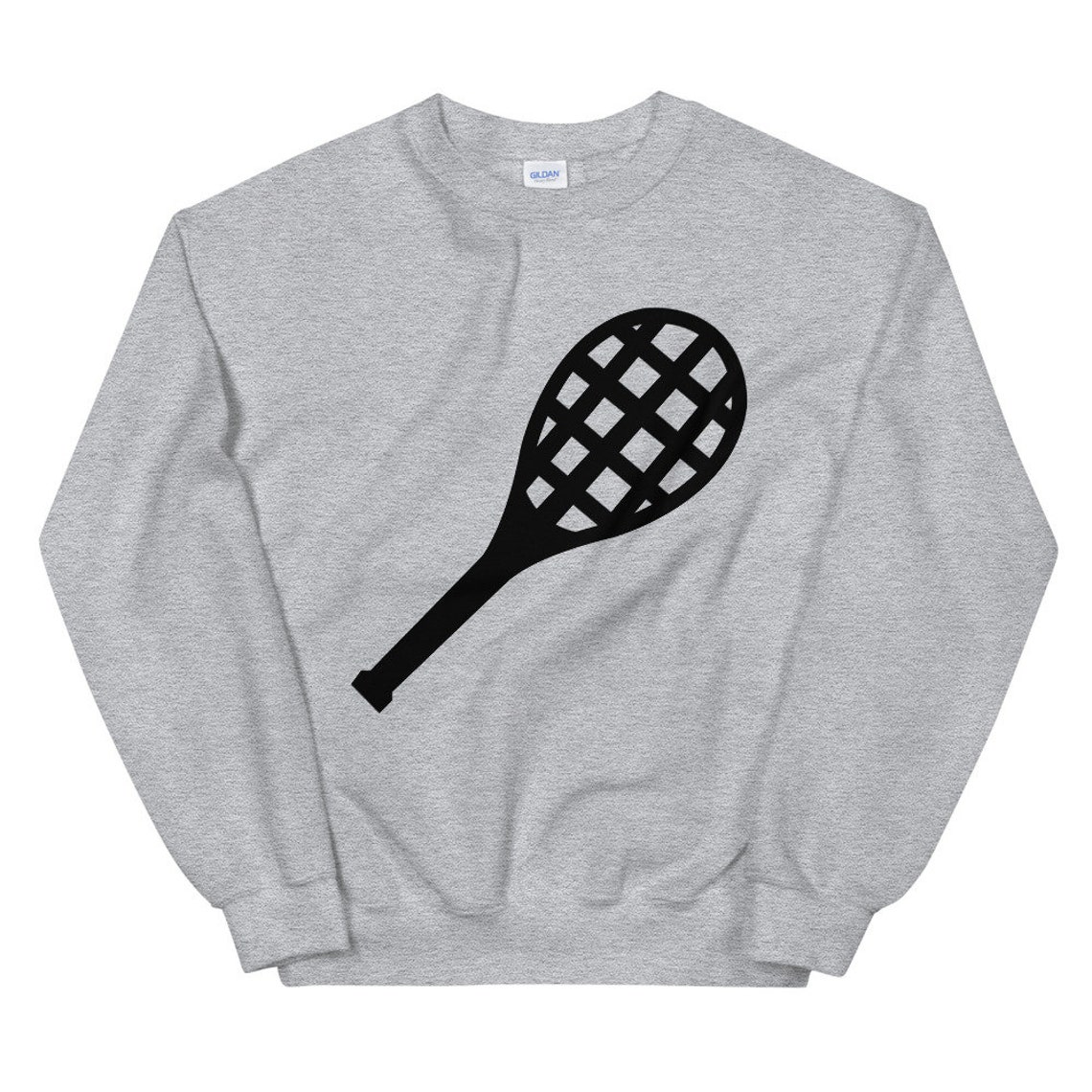 Tennis Racket Pattern Unisex Sweatshirt Crew Neck Sweatshirts Beautiful