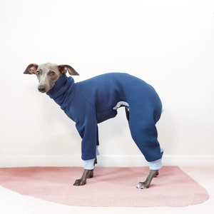 Italienisches Windspiel Sweatshirt - KINOKO - Maßgeschneiderte Hundebekleidung, warmer Fleece für Iggy, Whippet, Windhunde, U.K. Shop