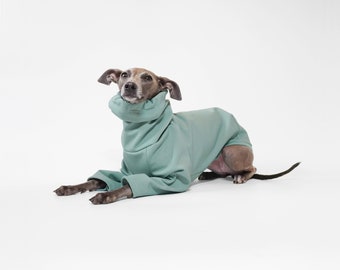 Waterproof Dog Raincoat - SAGE WATERPROOF COAT - Made to Measure Winter Coat For All Breeds, Bespoke Raincoat For Dogs, Uk Shop