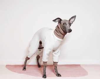 Fleece Dog Clothing - OCRA - Whippet & Italian Greyhound Clothing, Warm Luxury Puppy Clothing For Dogs, Made To Measure, UK Shop