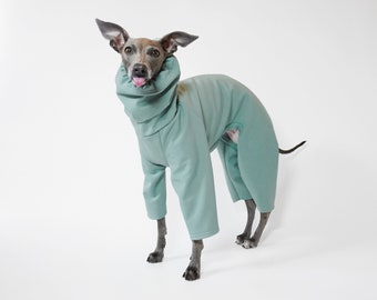 Waterproof Dog Raincoat - SAGE WATERPROOF RAINSUIT - Made to Measure Winter Coat For All Breeds, Bespoke Raincoat For Dogs, Uk Shop