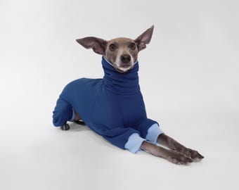 Italienischer Windhund Strampelanzug - Maßgeschneiderter Fleece-Hundeoverall, Windhundbekleidung