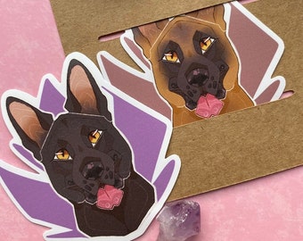 Belgian Malinois Matte Vinyl Stickers