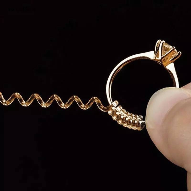 Ring Sizer, Ring Size Adjuster for Loose Rings, Ring Resizer, Invisible Ring  Guard for Women, Men, 4 Sizes Spirals for Gold, Silver Jewelry 