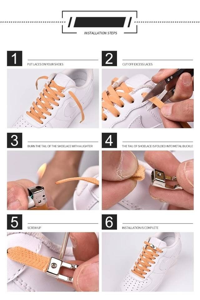 Cute hoops no tie shoelaces - one handed shoe tying - buy for kids,  parents, grandparents – QuickSneak