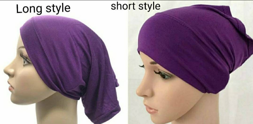 Women Ladies Dimante Stone Bandana Tube Under Scarf Hijab Bone Bonnet Cap Velour