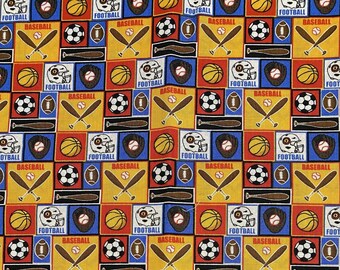 Sports Theme Fabric - Etsy