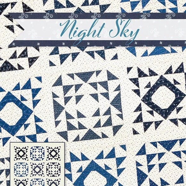 Night Sky Quilt Pattern by Krystal Stahl for Its Sew Emma