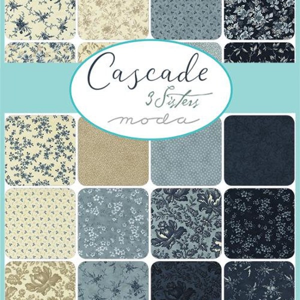 Moda's "Cascade" Quilt Fabric Collection by 3 Sisters, sold by the YARD