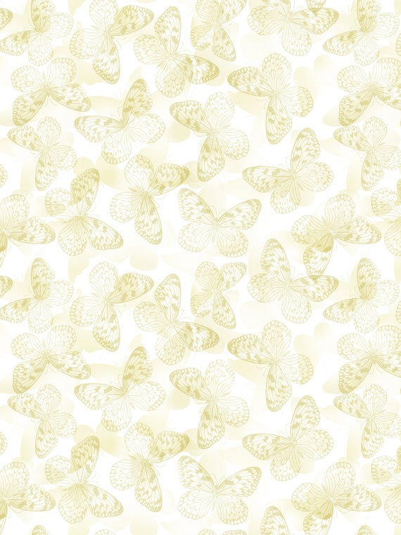 Benartex 108 inch Wide Quilt Fabric Butterfly Whisper by Kanvas Studio, Sold in 3 Yard Bundles