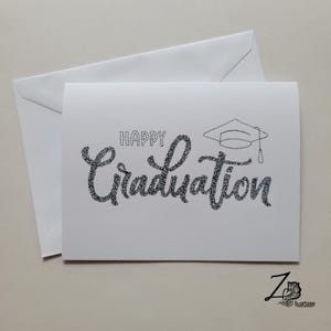 Tarjeta de feliz graduación: tarjetas de arte originales, regalo de graduación, felicitaciones, felicitaciones, tarjeta única, tarjeta en blanco, tarjetas para toda ocasión, arte dibujado a mano