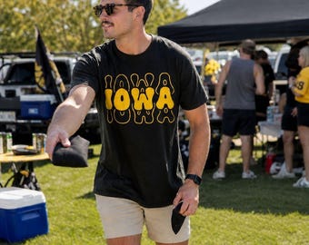 Iowa T-Shirt: Unisex Garment-Dyed T-Shirt