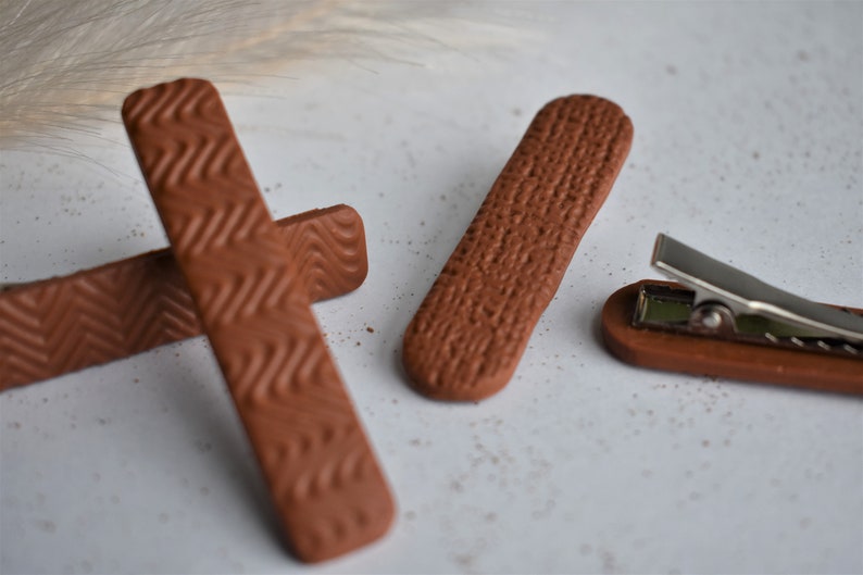 2 Pack Hair Clips Hair Accessory Polymer Clay Hair Clip Alligator clips Hair Barrette Handmade Jewellery