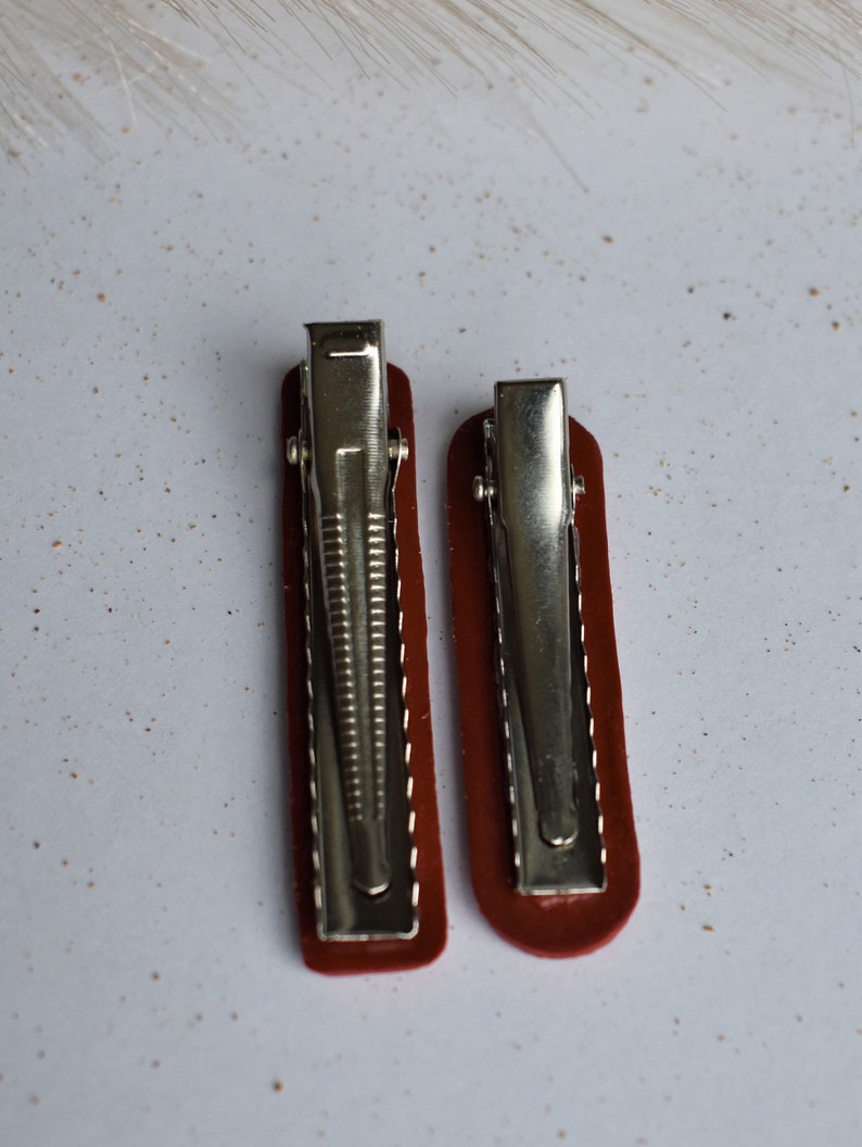 2 Pack Hair Clips Hair Accessory Polymer Clay Hair Clip Alligator clips Hair Barrette Handmade Jewellery
