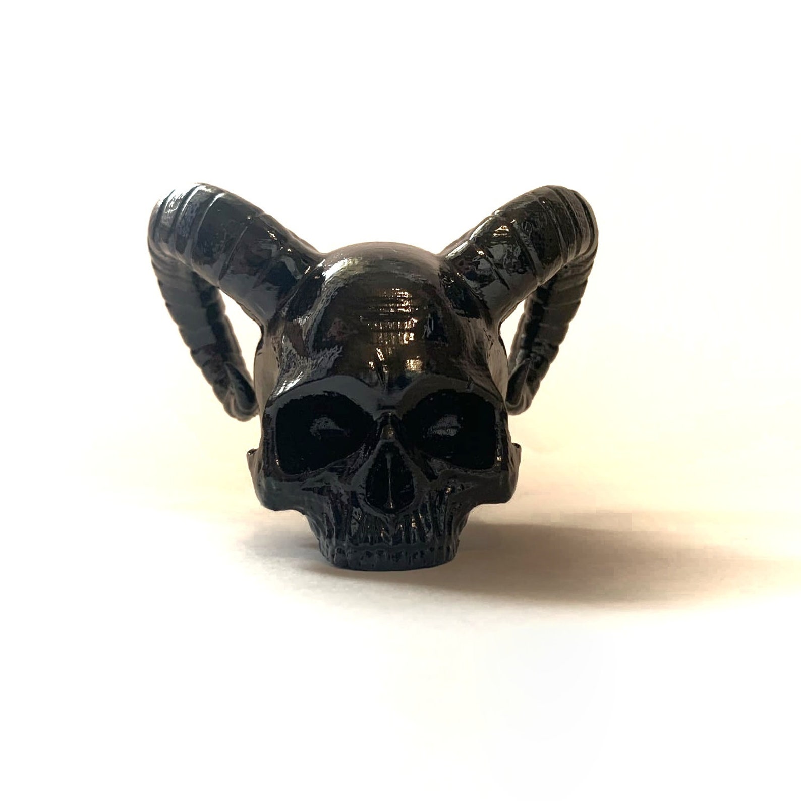 Devil skull hood ornament car radiator mascot Etsy