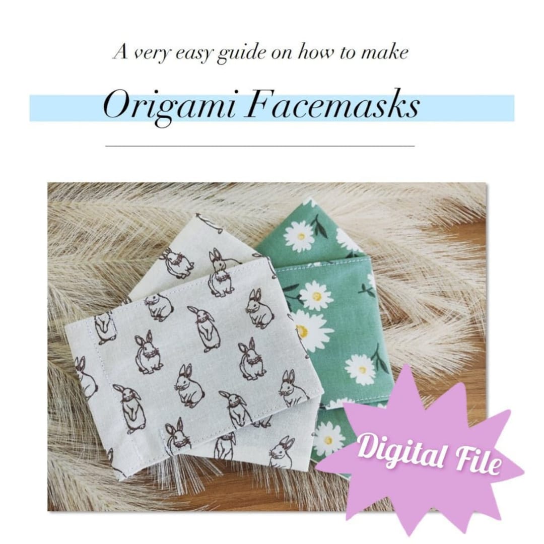 Learn to Sew Very Easy 3D No Fog Face Mask Sewing Pattern PDF Digital ...